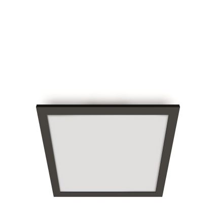 WiZ - Iluminação de teto LED com regulação SUPERSLIM LED/12W/230V 2700-6500K Wi-Fi preto