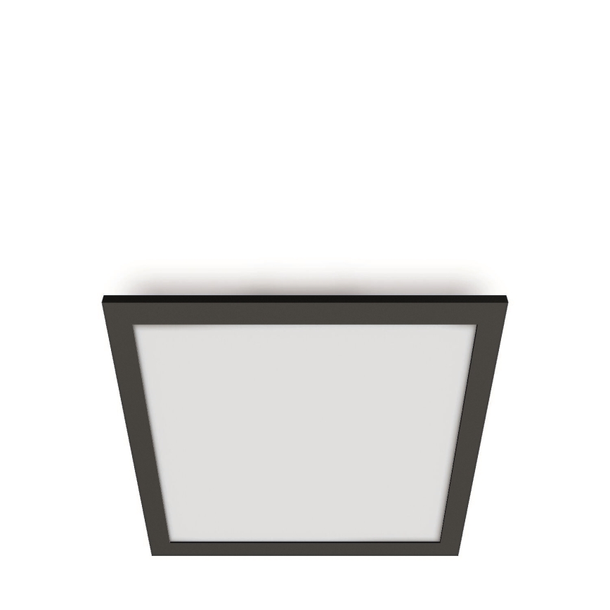 WiZ - Iluminação de teto LED com regulação SUPERSLIM LED/12W/230V 2700-6500K Wi-Fi preto