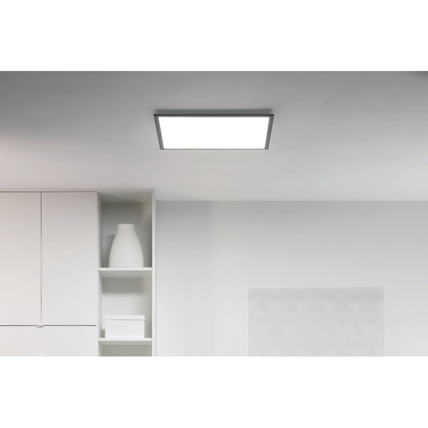 WiZ - Iluminação de teto LED com regulação SUPERSLIM LED/36W/230V 2700-6500K Wi-Fi preto