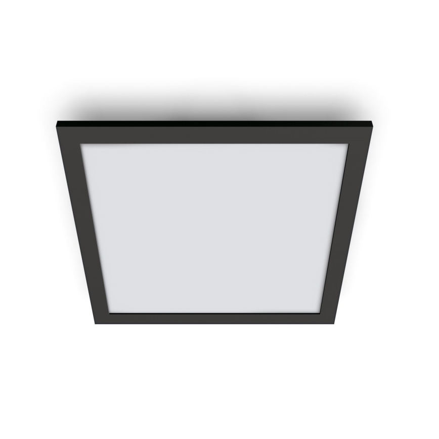WiZ - Iluminação de teto LED com regulação SUPERSLIM LED/36W/230V 2700-6500K Wi-Fi preto