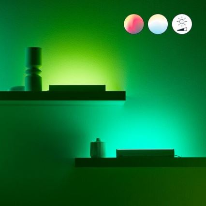 WiZ - CONJUNTO 2x Lâmpada LED RGBW Regulável BAR LED/5,5W/230V 2200-6500K Wi-Fi