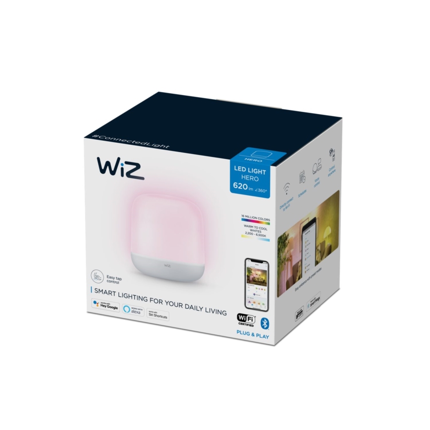 WiZ - LED RGBW Candeeiro de mesa com regulação HERO LED/9W/230V 2200-6500K Wi-Fi