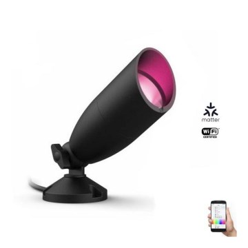 WiZ - LED RGBW Foco exterior com regulação SPOT LED/4W/12V 2700K-5000K IP65 Wi-Fi