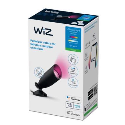 WiZ - LED RGBW Foco exterior com regulação SPOT LED/4W/12V 2700K-5000K IP65 Wi-Fi