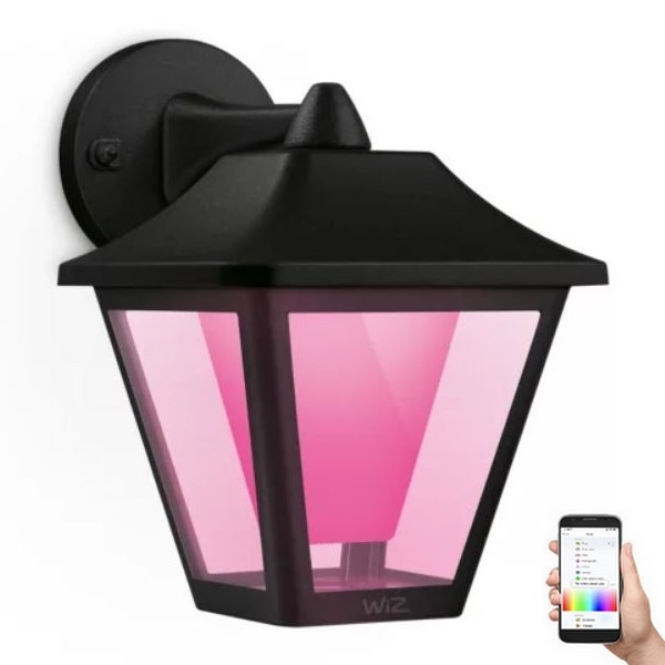 WiZ - LED RGBW Iluminação de parede exterior com regulação LED/9,5W/230V 2700-5000K IP44 Wi-Fi