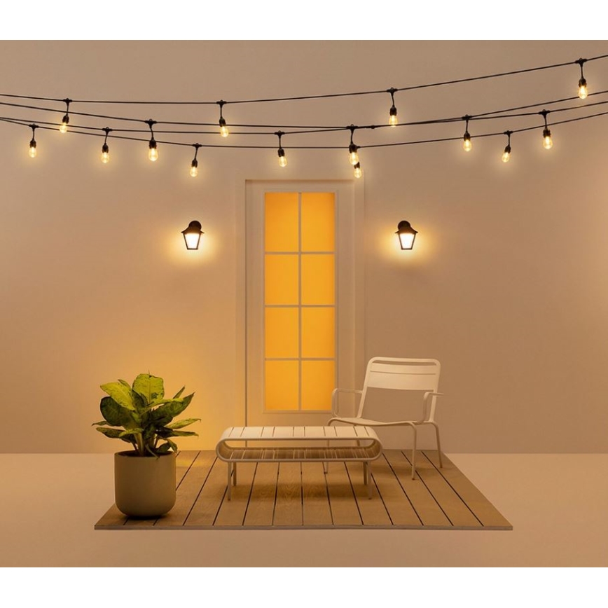 WiZ - LED RGBW Iluminação de parede exterior com regulação LED/9,5W/230V 2700-5000K IP44 Wi-Fi