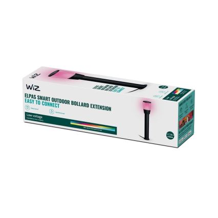 WiZ - Conjunto de extensão LED RGBW Regulação exterior candeeiro ELPAS LED/3,6W/12V 2700-5000K IP65 Wi-Fi