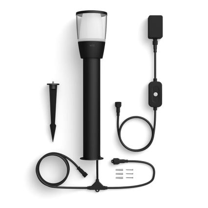 WiZ - LED RGBW Regulação exterior candeeiro ELPAS LED/4,8W/12/230V 2700-5000K IP65 Wi-Fi