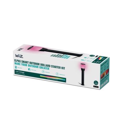 WiZ - LED RGBW Regulação exterior candeeiro ELPAS LED/4,8W/12/230V 2700-5000K IP65 Wi-Fi