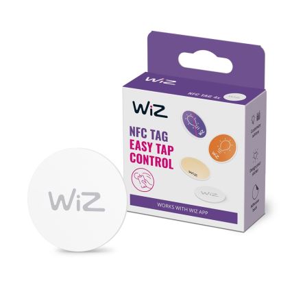 WiZ - NFC Auto-adesivo tag para controlar a iluminação 4 pçs