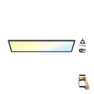 WiZ - Painel LED com regulação SUPERSLIM LED/36W/230V 2700-6500K Wi-Fi preto