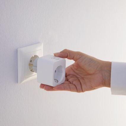 WiZ - Tomada inteligente E 2300W + medidor de potência Wi-Fi