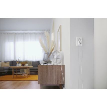 WiZ - Tomada inteligente E 2300W + medidor de potência Wi-Fi