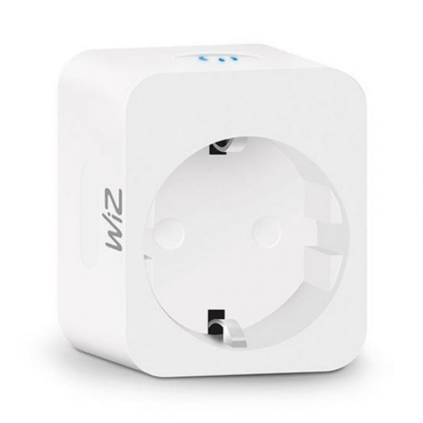 WiZ - Tomada inteligente F 2300W Wi-Fi SCHUKO