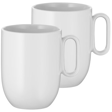 WMF - CONJUNTO 2x Chávena de café BARISTA 380 ml branca