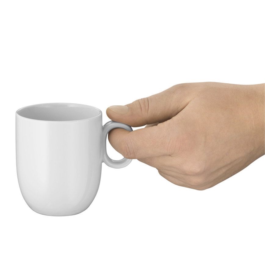 WMF - CONJUNTO 2x Chávenas de café com um pires BARISTA 170 ml branco