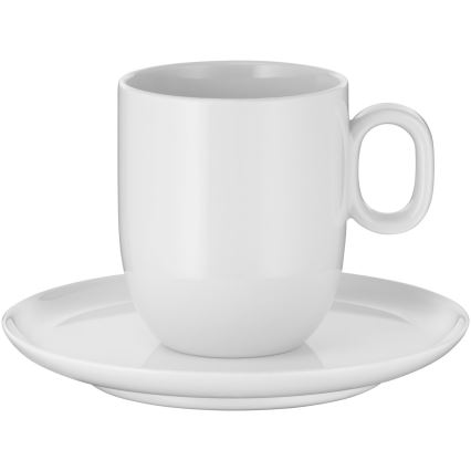 WMF - CONJUNTO 2x Chávenas de café com um pires BARISTA 170 ml branco