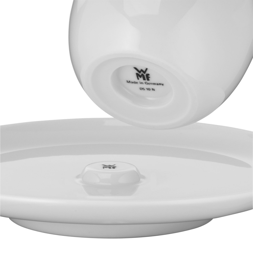 WMF - CONJUNTO 2x Chávenas de café com um pires BARISTA 170 ml branco