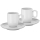 WMF - CONJUNTO 2x Chávenas de café expresso com pires BARISTA branco