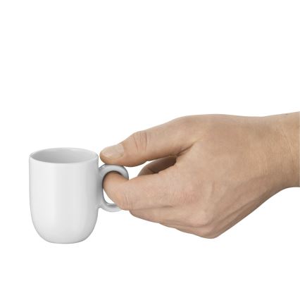 WMF - CONJUNTO 2x Chávenas de café expresso com pires BARISTA branco
