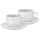 WMF - CONJUNTO 2x Chávenas para cappuccino com um pires BARISTA 160 ml branco