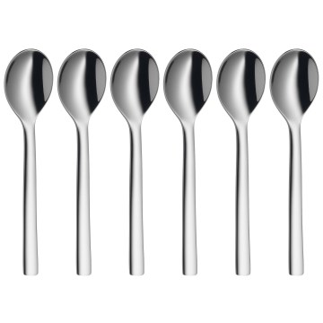 WMF - CONJUNTO 6x Colheres para café expresso NUOVA aço inoxidável