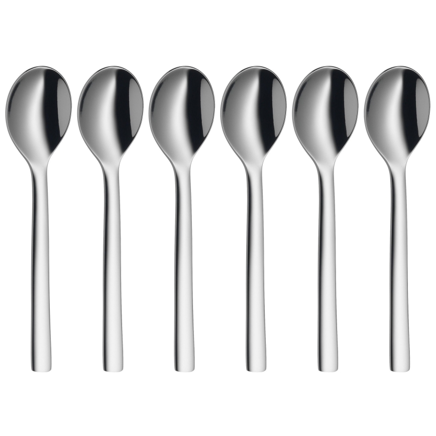 WMF - CONJUNTO 6x Colheres para café expresso NUOVA aço inoxidável