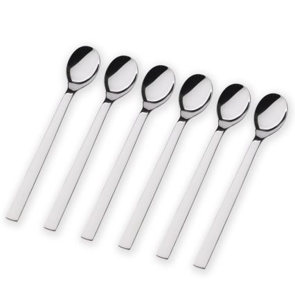 WMF - CONJUNTO 6x Colheres para latte macchiato NUOVA aço inoxidável