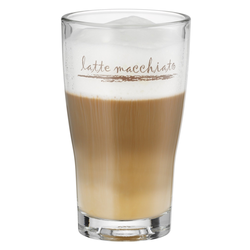 WMF - Conjunto de chávenas e colheres para latte macchiato CLEVER & MORE 6 unid.