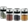 WMF - Conjunto de frascos para especiarias 4 unid. DEPOT 9,5 cm aço inoxidável