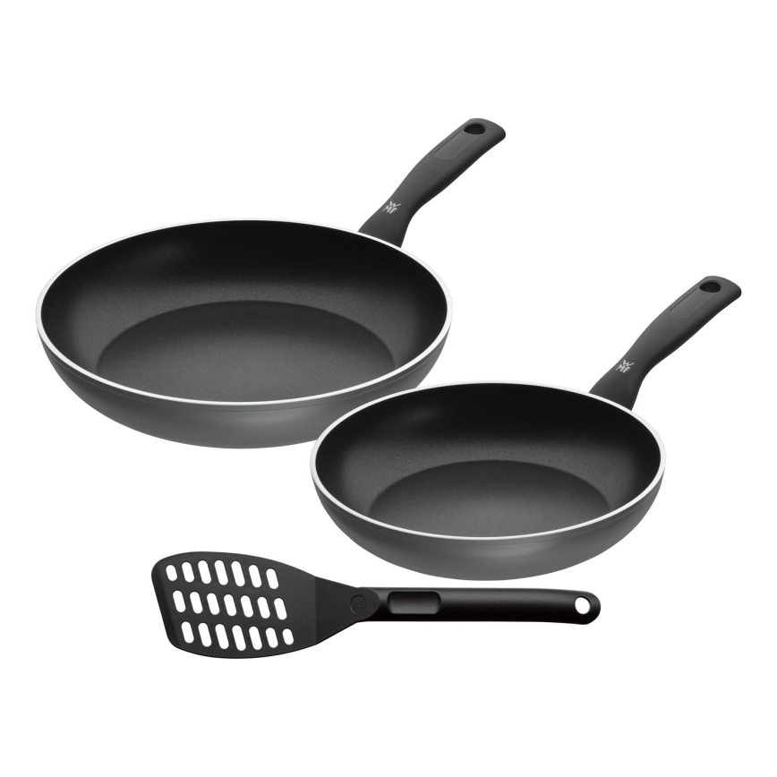 WMF - Conjunto de frigideiras 2 unid. PERMADUR INSPIRE 24/28 cm + utensílio para virar alimentos