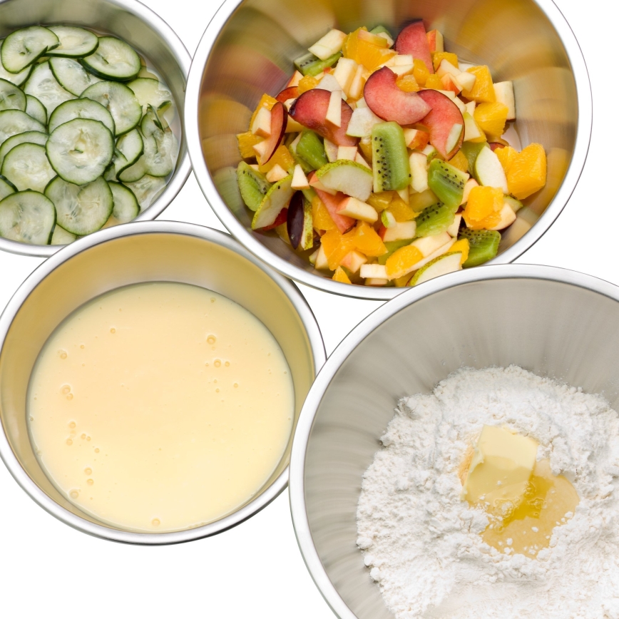 WMF - Conjunto de taças para cozinha 4 unid. GOURMET aço inoxidável