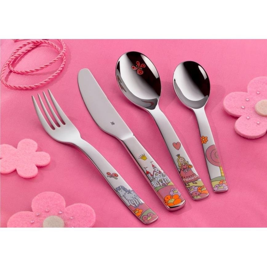 WMF - Conjunto de talheres e loiça para crianças Princesa Anneli 6unid.