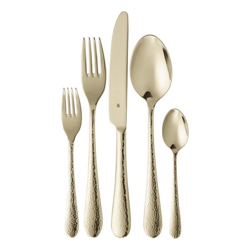 WMF - Conjunto de talheres em aço inoxidável SITELLO 30pcs dourado