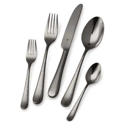 WMF - Conjunto de talheres em aço inoxidável SITELLO 30pcs preto