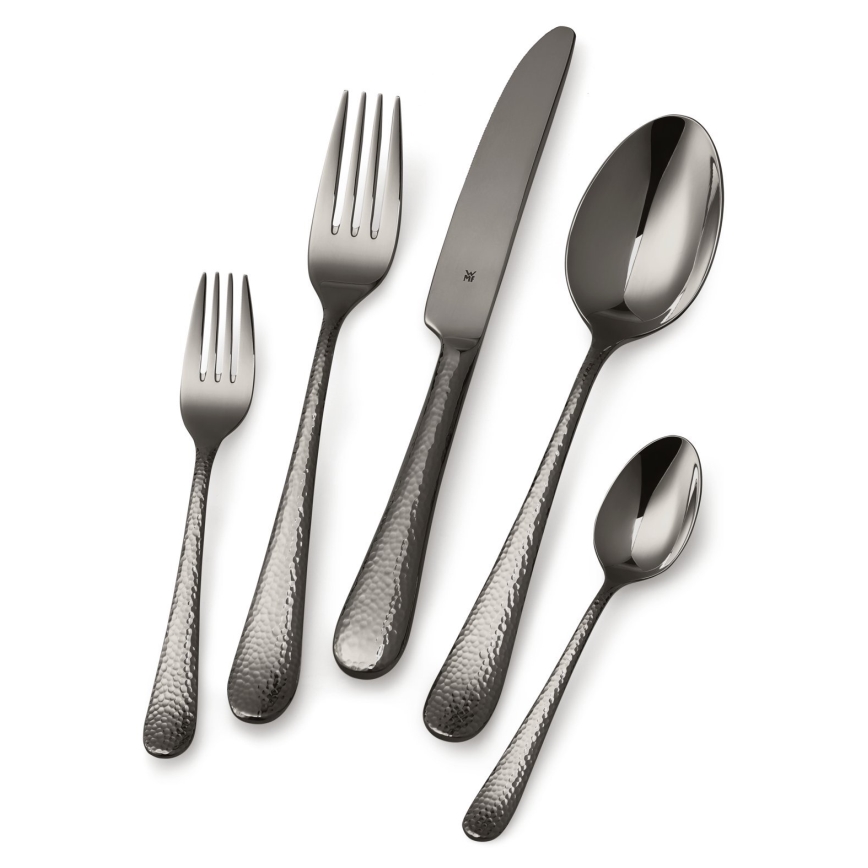 WMF - Conjunto de talheres em aço inoxidável SITELLO 30pcs preto