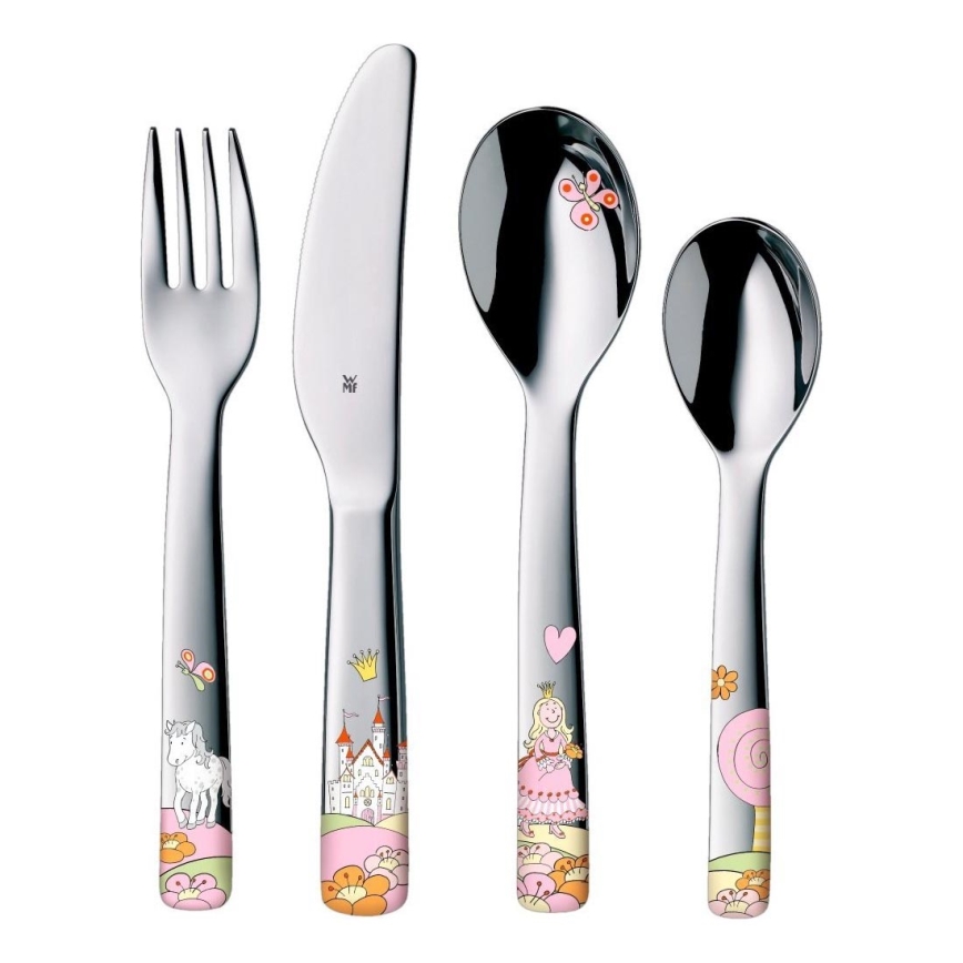 WMF - Conjunto de talheres para crianças Princesa Anneli 4 unid.