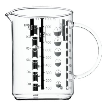 WMF - Copo de medição em vidro GOURMET 1l