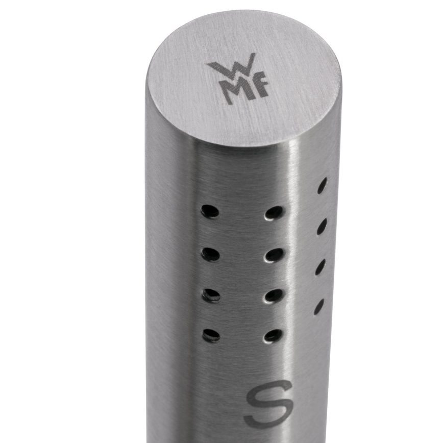 WMF - Dispensadores de sal e pimenta 2 unid. 7,8 cm alfarroba negra