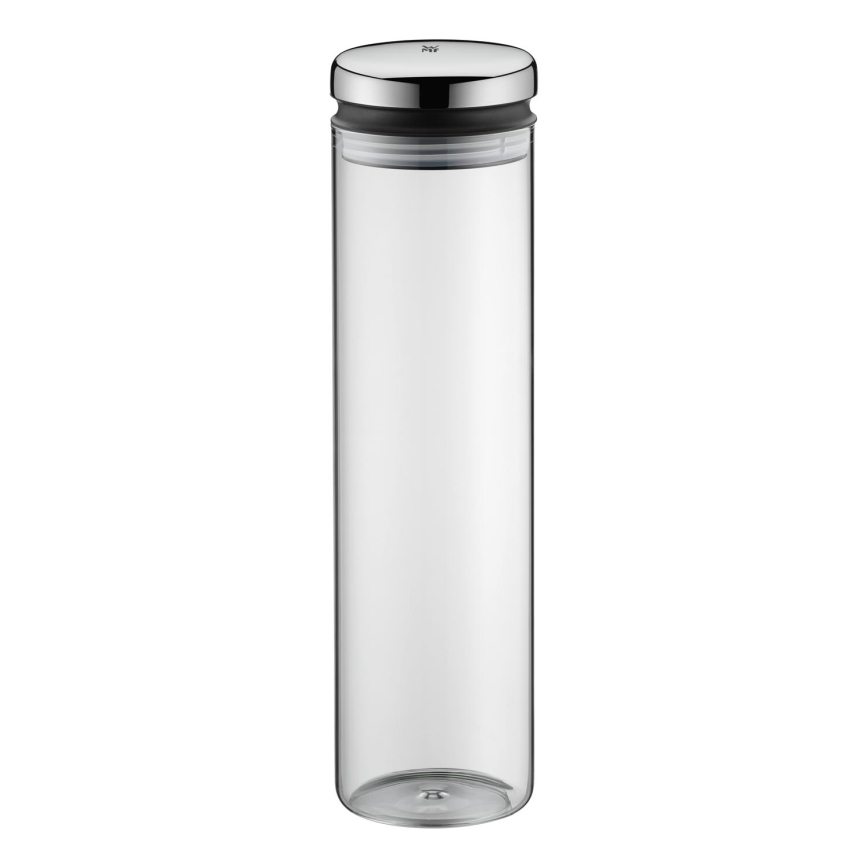 WMF - Frasco de vidro para alimentos DEPOT 2l aço inoxidável