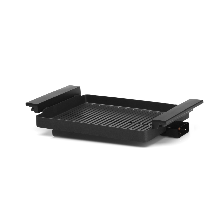 WMF - Grelhador elétrico de mesa com tampa LONO 2200W/230V aço inoxidável