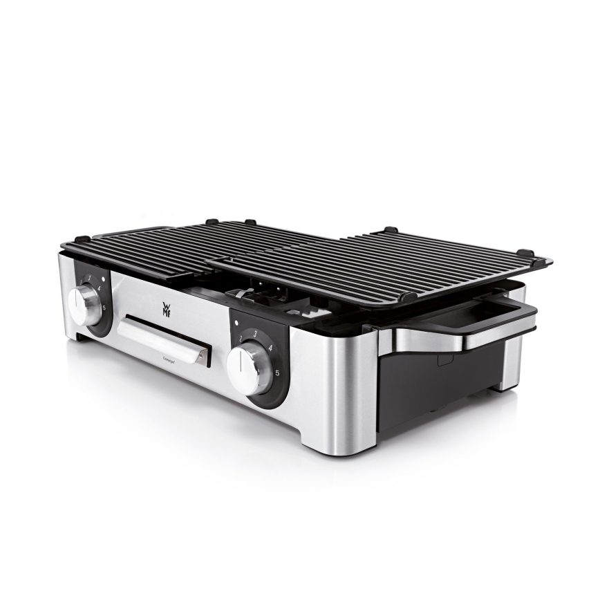 WMF - Grelhador elétrico de mesa LONO 2400W/230V aço inoxidável
