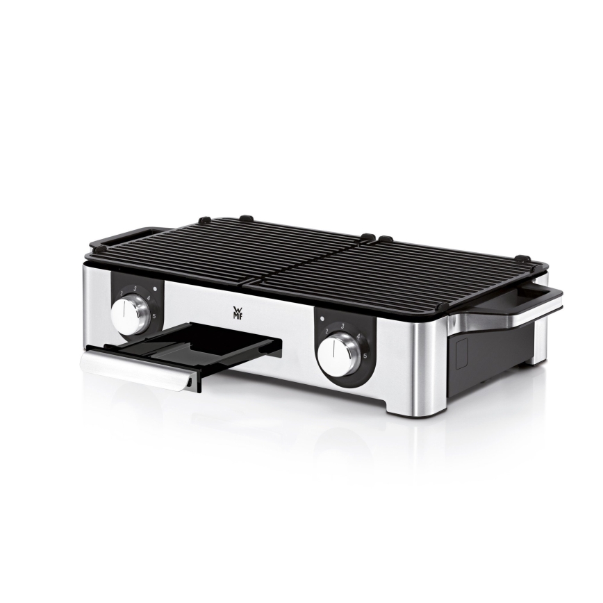 WMF - Grelhador elétrico de mesa LONO 2400W/230V aço inoxidável