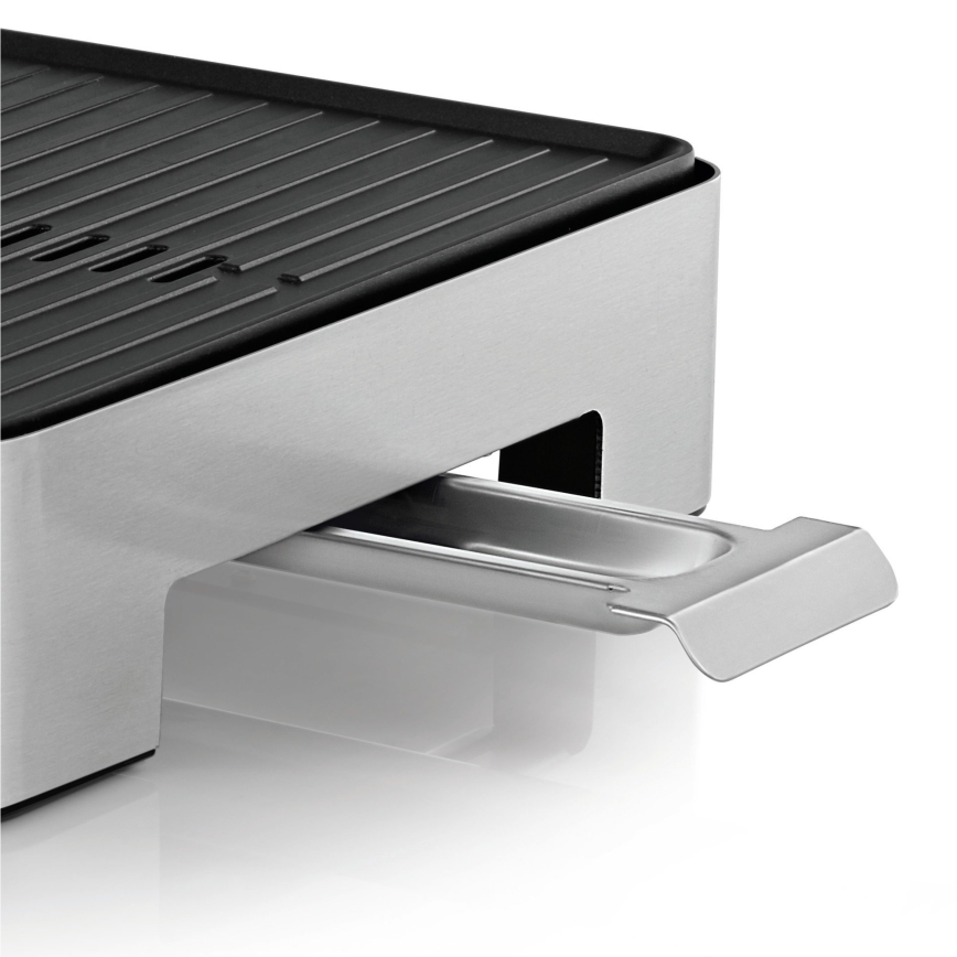 WMF - Grelhador elétrico de mesa QUADRO LONO 1250W/230V aço inoxidável