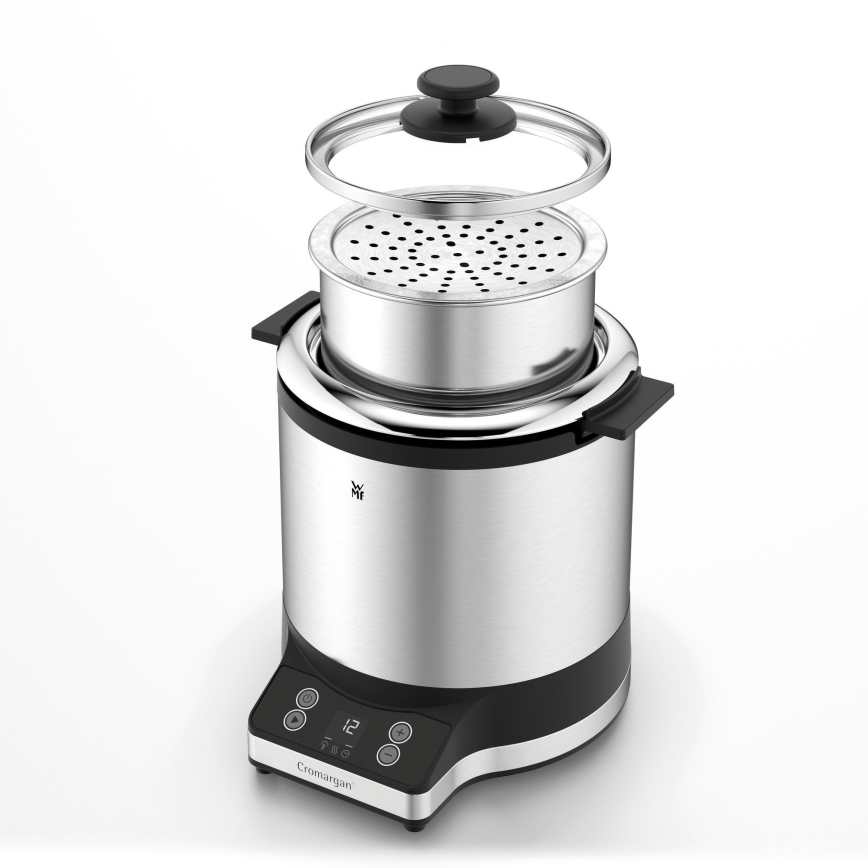 WMF - Máquina de fazer arroz KITCHENminis 220W/230V 1 l aço inoxidável