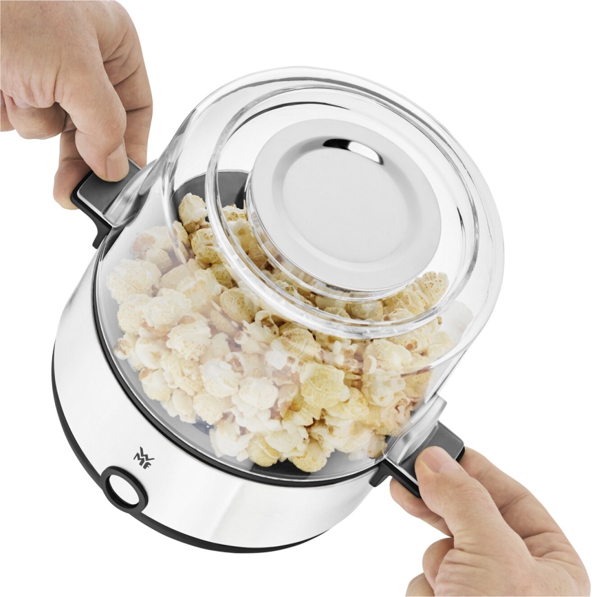 WMF - Máquina de fazer pipocas KITCHENminis 250W/230V aço inoxidável
