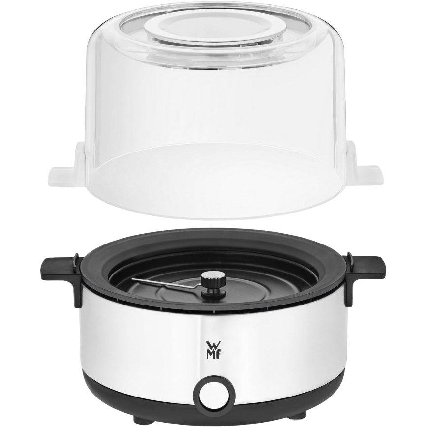 WMF - Máquina de fazer pipocas KITCHENminis 250W/230V aço inoxidável