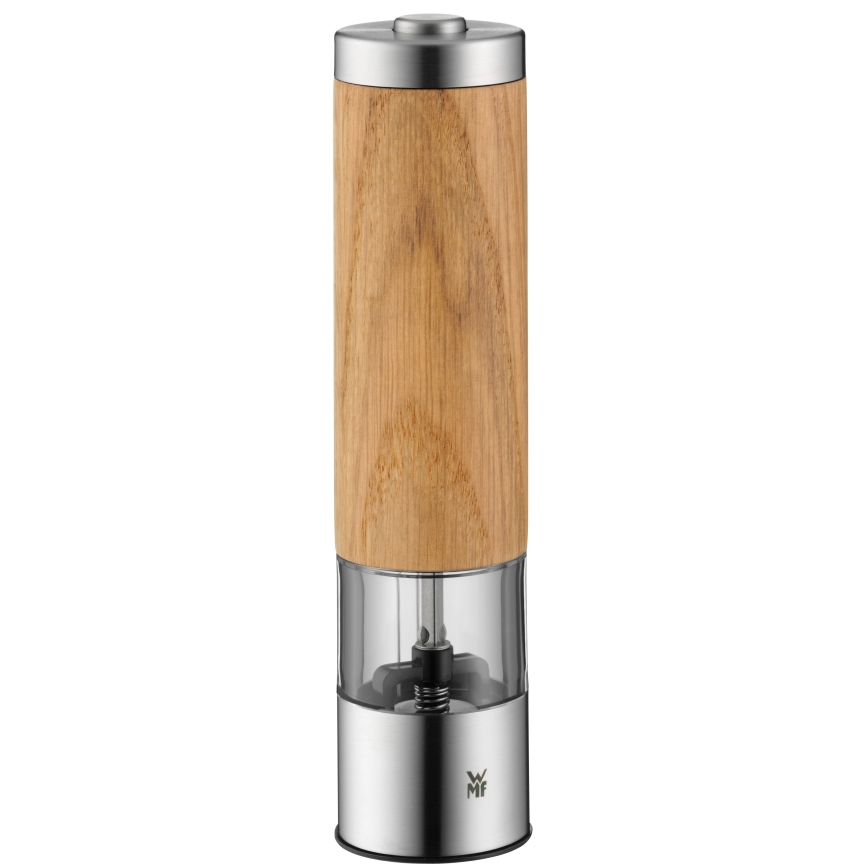 WMF - Moedor de especiarias elétrico CERAMILL 6xAAA carvalho