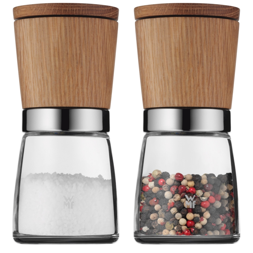 WMF - Conjunto de 2 moinhos de especiarias NATURE carvalho