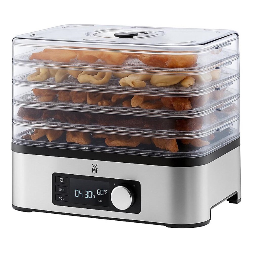 WMF - Secador para alimentos com termoregulação KITCHENminis 220W/230V aço inoxidável